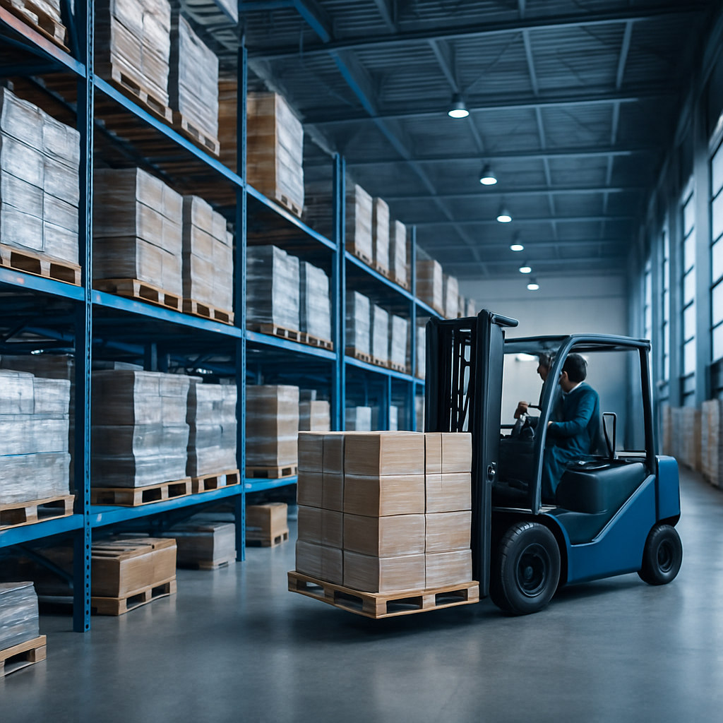 Modern logistics warehouse
